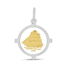 Load image into Gallery viewer, LOLA Clipper Ship Small Pendant
