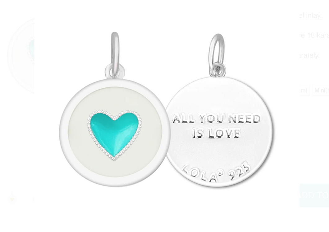 LOLA Heart Small Pendant