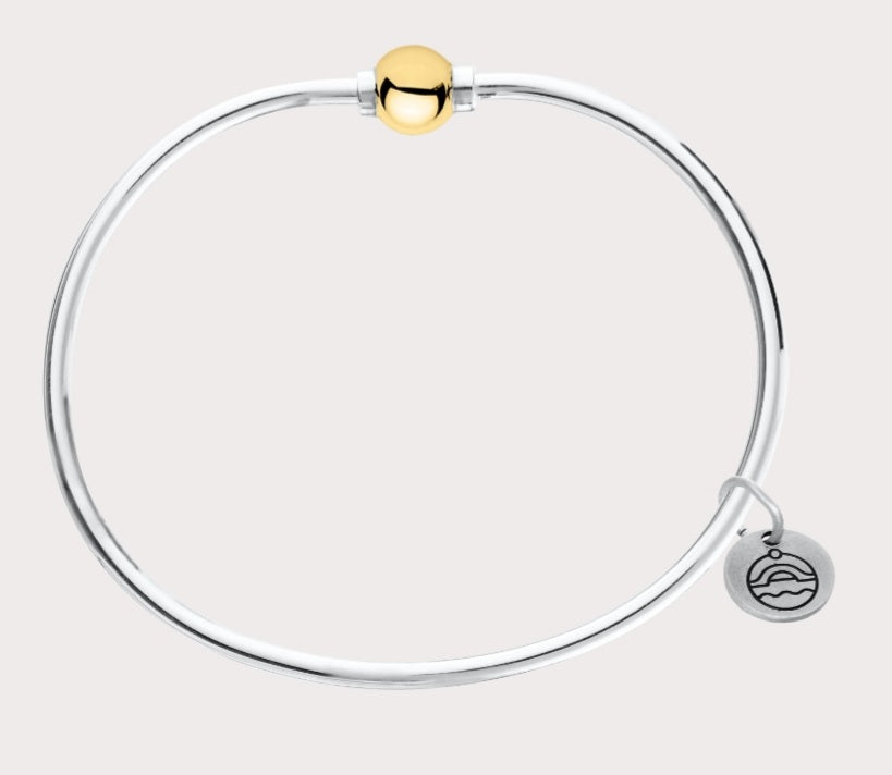 Single Gold Ball Bracelet - 6.5