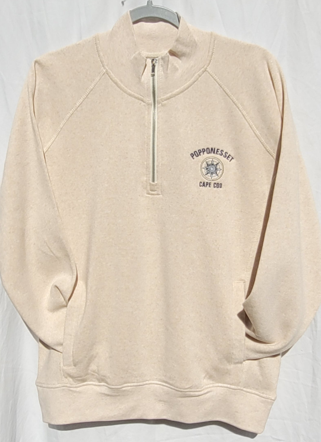 Embroidered Quarter Zip Sweatshirt Popponesset/Cape Cod