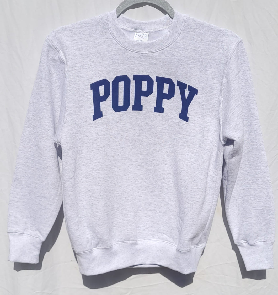 Kids Poppy Crew Neck Sweatshirt