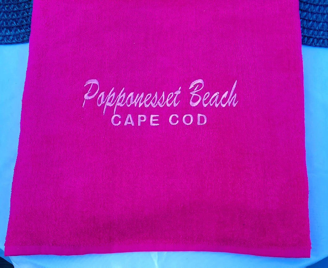 Embroidered Beach Towel