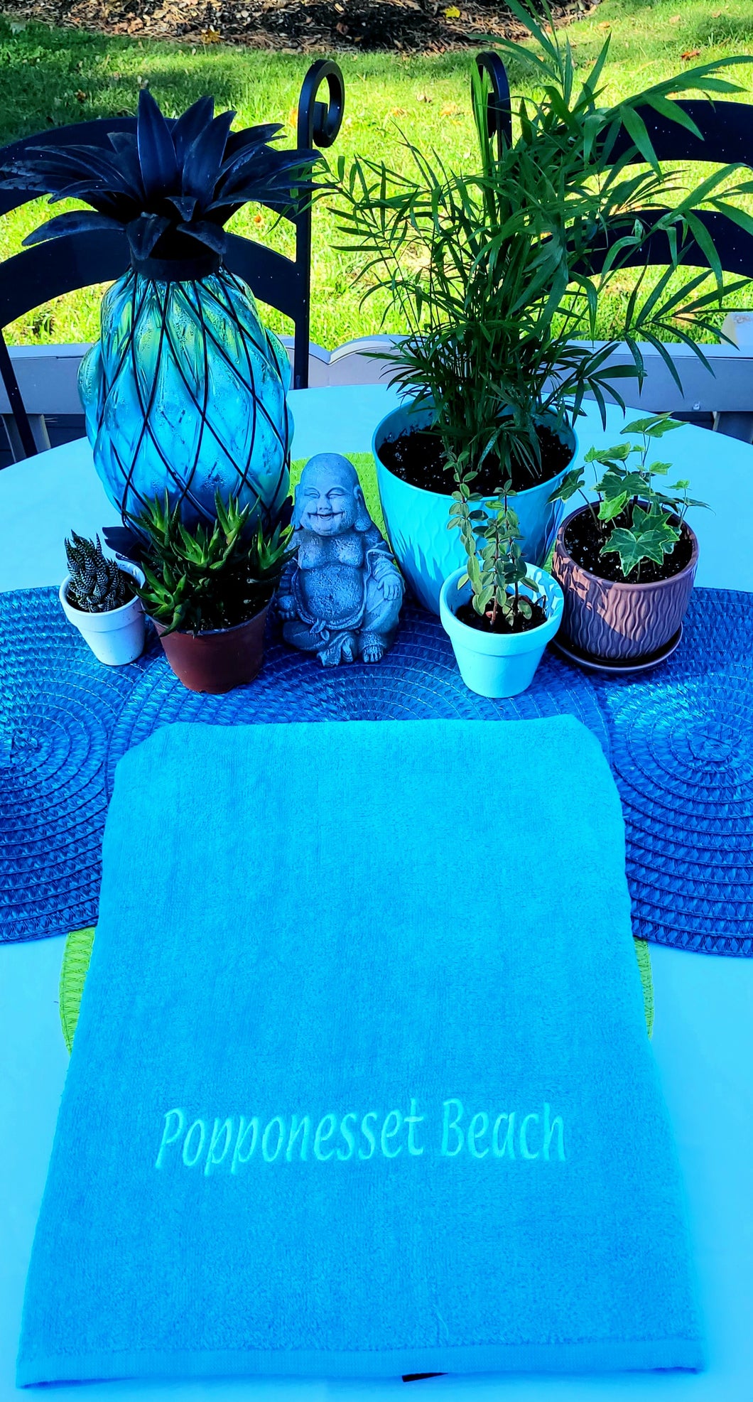 Embroidered Beach Towel