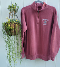Load image into Gallery viewer, Quarter Zip Crew Neck Sweatshirt
